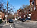 Brown Street, Fairmount, Philadelphia, PA 19130, looking west, 2700 block