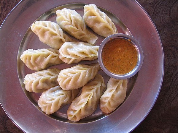 A plate of momos from Nepal