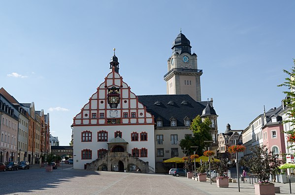 Image: Plauen, Altes und Neues Rathaus, 004