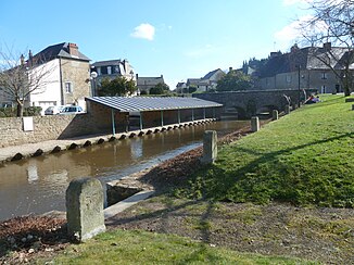 Wash house by the river in the local area of ​​Antrain