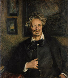 The novelist and playwright August Strindberg, painted by Richard Bergh, 1906 Portrait of August Strindberg by Richard Bergh 1905.jpg