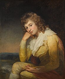 Dorothea Jordan as Rosalind by William Beechey, 1787. Painting of the Irish actress Dorothea Jordan in the role. Portrait of Mrs Dorothy Jordan (1761-1816) as Rosalind in Shakespeare's 'As You Like It'.jpg