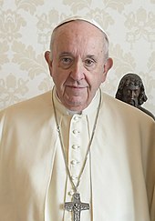 Pope Francis in Vatican City, 2021 Portrait of Pope Francis (2021).jpg
