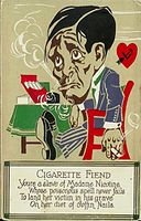 C:_]] _ (da) - (ph:_) ...anti-cigarette-postcard fra omkring 1917