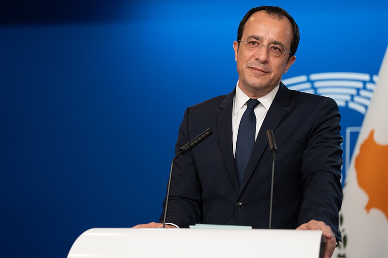 File:President Christodoulides- “no border changes will stem from violence and war” - 52978446115.jpg