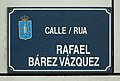 * Nomination Street sign in A Coruña (Galicia, Spain). --Drow male 05:24, 24 October 2022 (UTC) * Decline  Oppose Noisy, lacks sharpness, CA, sorry, this one isn't QI to me --Poco a poco 06:37, 24 October 2022 (UTC)