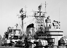 AN/SPS-8A aboard USS Canberra Radars of USS Canberra (CAG-2) on 5 May 1956 (7577612).jpg