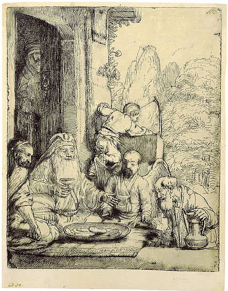 File:Rembrandt van Rijn - Abraham Entertaining the Angels.jpg