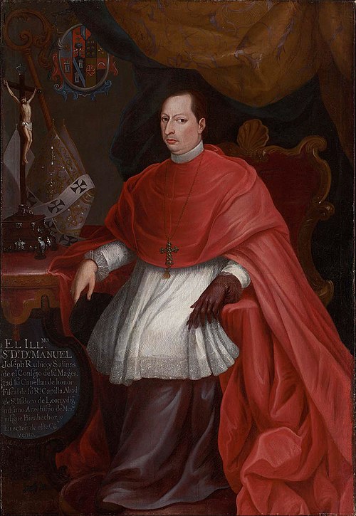 Portrait of Cabrera's patron, Archbishop Manuel José Rubio y Salinas, 1751. Museum of Fine Arts, Boston.