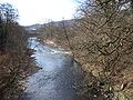 The River Cynon flows into the River Taff at Abercynon