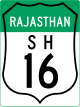 State Highway 16 perisai}}