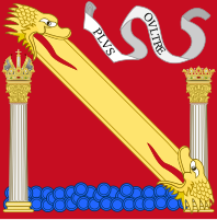 Variant of the Royal Bend of Castile, used by Charles V, Holy Roman Emperor