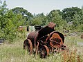 Rusting steam engine