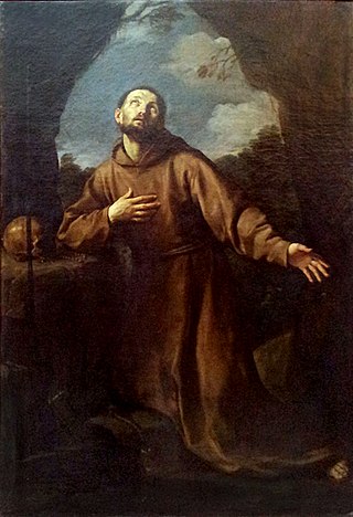 <i>St. Francis in Ecstasy</i> (Reni) Painting by Guido Reni