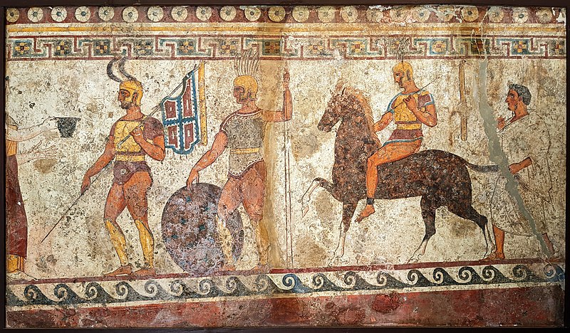 File:Scène du retour du guerrier - Carafa di Noja, Nola - Musée archéologique national de Naples - inv 9364.jpg