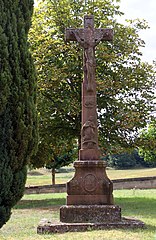 Wayside shrine and cemetery cross