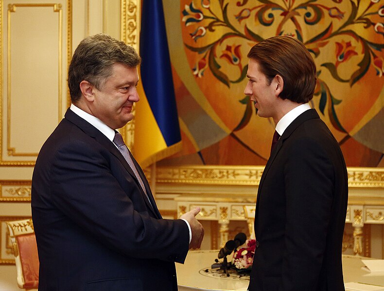 File:Sebastian Kurz meets Ukranian President, Petro Poroshenko September 2014.jpg