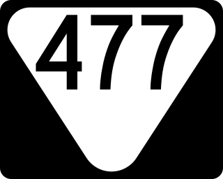 <span class="mw-page-title-main">Tennessee State Route 477</span> Highway in Tennessee