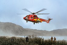 Airbus H225 near Kangerlussuaq in 2021