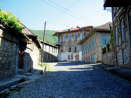 A residential street by the Caravansarai