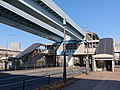 駅入口（2019年1月1日撮影）