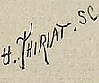 firma de Paul Thiriat