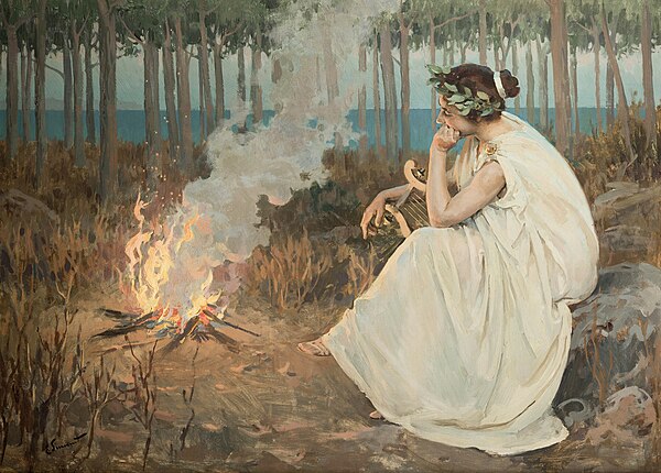 Sappho, by Enrique Simonet.