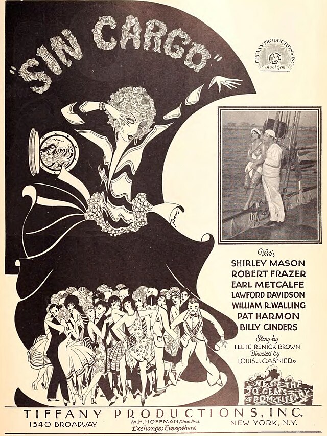 Description de l'image Sin Cargo ad from Motion Picture News, January to March 1927 (page 15 crop).jpg.