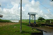 Sluis bij de Surinamerivier