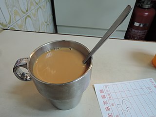 Hong Kong-style milk tea Beverage from Hong Kong made of black tea and milk