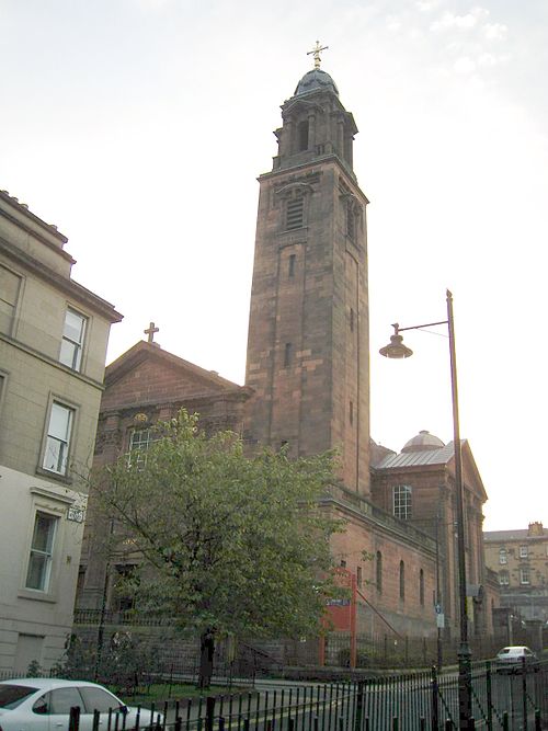 St Aloysius Church next door, associated with the college