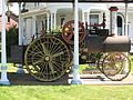 Traktor vor dem Museum von Goldendalte