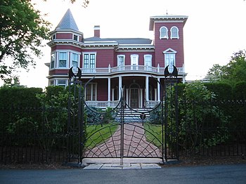 La casa di Stephen King a Bangor, nel Maine.