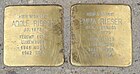 Emma ve Adolf Rieser için Stolpersteine