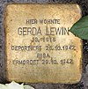 Stolperstein Düppelstr 32 (Stegl) Gerda Lewin.jpg