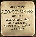 Stolperstein für Alexander Sanders (Rotterdam).jpg