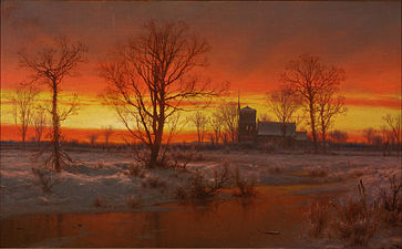 Coucher de soleil, hiver (1862), High Museum of Art, Atlanta