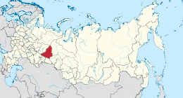 Oblast de Sverdlovsk - Localizazion