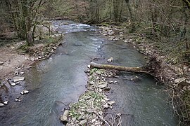 River Syre between Mertert and Manternach, Luxembourg.