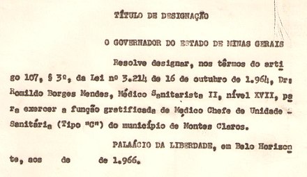 Typewritten text in Portuguese; note the  acute accent, tilde, and circumflex accent.