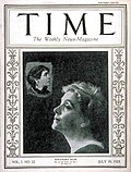 Duse on the cover of Time, nine months before her death TIMEMagazine30Jul1923.jpg