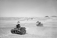 Stuart tanks of the 8th King's Royal Irish Hussars in North Africa, August 1941. The British Army in North Africa 1941 E3469E.jpg