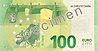 Billet de 100 euros (série Europe, verso).