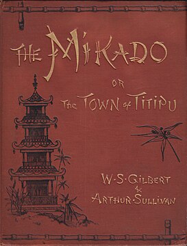 The Mikado Chappell Vocal Score cover (c.1895)