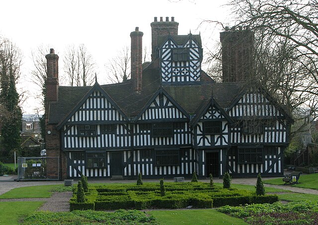 The Oak House, West Bromwich. A Yeoman Farmer's house dating from the late 16th or early 17th century, it represents a rare surviving building from th