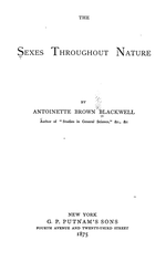 Thumbnail for The Sexes Throughout Nature