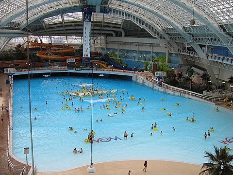 World Waterpark in Edmonton, Alberta, North America's second largest indoor water park