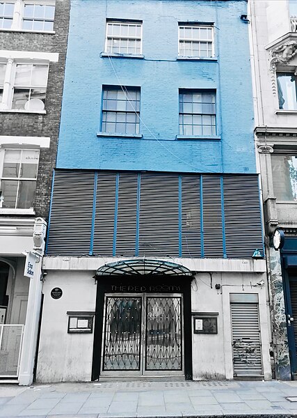 The former home of Blitz nightclub (1979), 4 Great Queen Street, Covent Garden, London, WC2