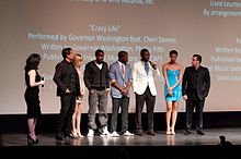 The cast of All Things Fall Apart at the 2011 Miami International Film Festival showing Things Fall Apart.jpg
