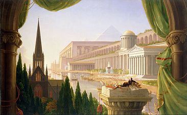The Architect's Dream by Thomas Cole, 1840